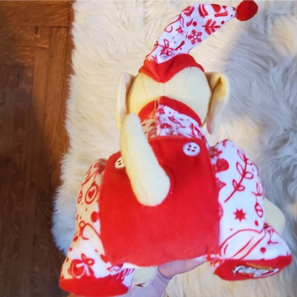 Raising Canes plush dog Christmas wearing pajamas night cap 8"… - Picture 2 of 2